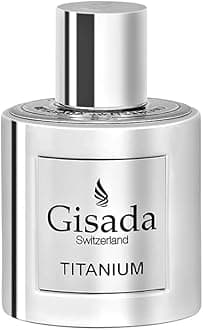 Gisada Switzerland - Titanium | Eau de Parfum for Men | 1.7 fl oz (50ml) | Spicy, Amber, Warm, and Woody Notes | Long-Lasting Scent | Perfume & Cologne