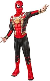 Boy's Marvel Deluxe Iron Spider-Man Fancy Dress Costume