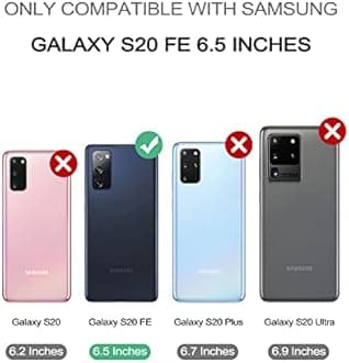 Dexnor [2+2 Pack] Samsung Galaxy S20FE Screen Protector, 9H Tempered Glass + 2 Pack Camera Lens Protector,Auto-Alignment Frame Easy Installation Bubble Free