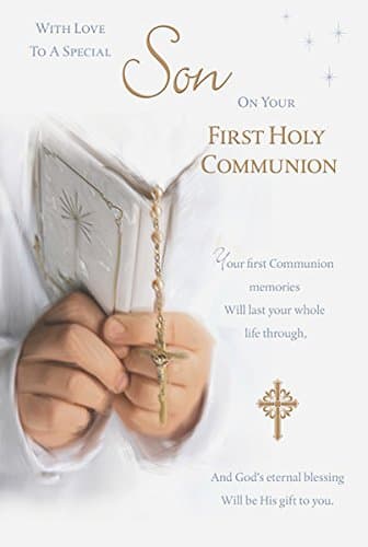 Son First Holy Communion Card