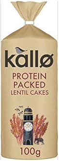 Kallo Protein Packed Lentil Cakes, 100g & Blueberry & Vanilla Rice & Corn Cakes 131g