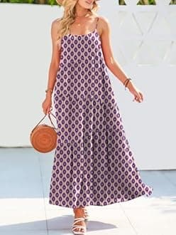 ANRABESS Women Summer Casual Loose Sleeveless Sundress Spaghetti Strap Flowy Boho Linen Beach Vacation Maxi Long Dress