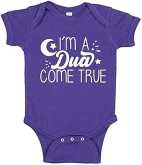 I'm A Dua Come True Muslim Baby Bodysuit One Piece or Toddler Shirt First Ramadan Eid Mubarak Newborn Baby Gift