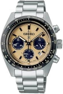 SEIKO Men's SSC813 Prospex Solar Chronograph Watch, Blue, Sport Chronograph