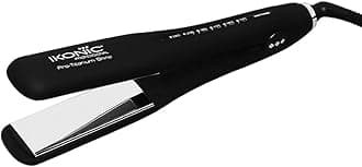 PRO TITANIUM SHINE BLACK HAIR STRAIGHTENER