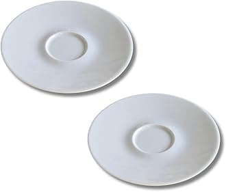2 Saucers for Lavazza Classic Collection Americano Cups (Americano Saucers Without Cups)