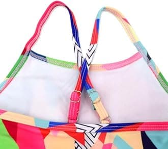 HONISEN Girls One Pieces Swimsuit Cute Swimwear Bathing Suits 2-12 Years