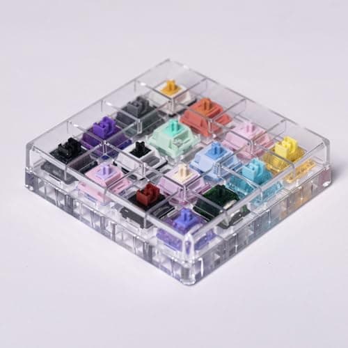 x Akko Acrylic 16-Key Switch Tester Mechanical Keyboards Testing Tool with Dust-Proof Cover