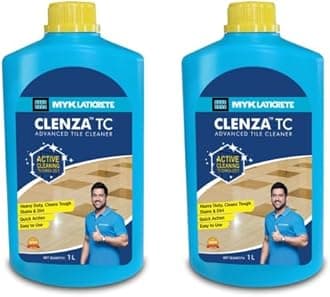 MYK LATICRETEClenza TC Tile Cleaner 1L(Pack of 2) | Removes tough stains from tiles instantly | Indoor & Outdoor use | Residential & commercial use | Ideal for ceramic & vitrified tiles