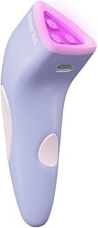 Solawave Bye Acne Spot Treatment, Red Light Therapy and Blue Light Therapy, Use Before Pimple Patches. Acne Light Device, Face Care Must-Have