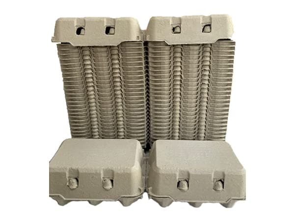 50 HALF DOZEN ECONOMY 'FLAT TOP' EGG BOXES SUITABLE FOR LABELS UP TO LRG EGGS