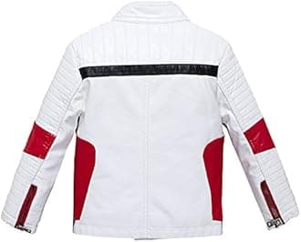 BUDERMMY Boys Leather Motorcycle Pilot Jackets Toddler Coats