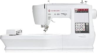 SINGER SE9185 Computerized Embroidery Sewing Machine with Wi-Fi Enabled, 7-inch touch Screen (250 Built-in Stitches and 150 Embroidery Designs)