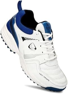 PRO KVH Lightweight Cricket Shoes for Men | Rubber Spikes | Water-Resistant | All-Round Performance Footwear for Outdoor and Field Sports