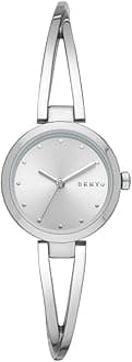DKNY Crosswalk Watch for Women, Quartz Movement with Stainless Steel, Leather or Silicone Strap