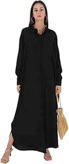 - Abayas for Women Muslim Dress Modest Maxi Robe Abaya Kaftan Dresses Eid Prayer Clothes Arabian Islamic Dubai Outfit