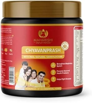 Maharishi AyurvedaAuthentic Chyavanprash | Immunity Booster For All Seasons Chyawanprash | With Pure Vanshlochan | For Strength & Stamina (500gm)