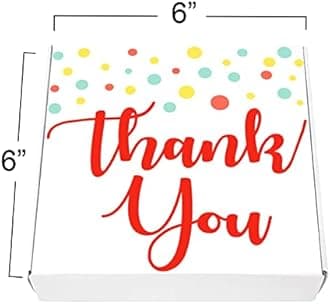 Thank You Gift Basket Cookies for Men Women Employees Teacher Nurse Co workers | Individually Wrapped | 4 Pack | Appreciation Box