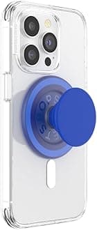 - PopSockets Phone Grip for MagSafe with Kickstand, Magnetic Stand, Swappable Top, Secure Hold for iPhone MagSafe Cases, Phone & Tablet Grip - Cobalt