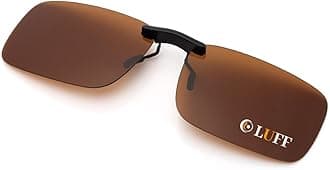 LUFF Polarized Clip on Sunglasses for women and men,sunglasses clip for car visor,UV400 Outdoor/Driving/Fishing