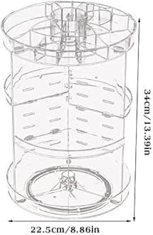 Makeup Organizer Countertop Plastic Cosmetic Display Cases Large Capacity Bathroom Countertop Organizer Skincare Organizers Makeup Holder Makeup Case Organizer for Countertop Vanity Dresser