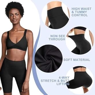 HIGHDAYS 5 Pack High Waist Biker Shorts for Women - 8" Buttery Soft Spandex Workout Yoga Running Athletic Shorts, Black/Light Grey/Blue/Ins Green/Pink, Large-X-Large