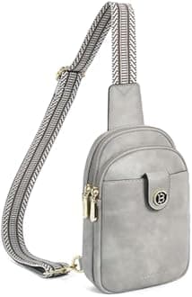 BOSTANTEN Small Sling Bag Crossbody Bags for Women Trendy Crossbody Purse Leather Chest Bag