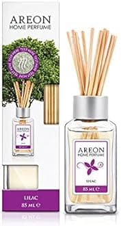 Home Luxury Perfume Reed Diffuser + 10 Rattan Reeds, Lilac Scent 85ml