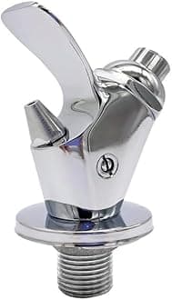 G1/2" Size Drinking Fountain Faucet Kitchen Outdoor Brass Drinking Fountain Bubbler Tap,HONGBEC Bathroom Press Drinking Water Filter Tap Drinking Water Faucet Polished Chrome