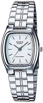 Casio Womens Quartz Watch, Analog Display and Stainless Steel Strap