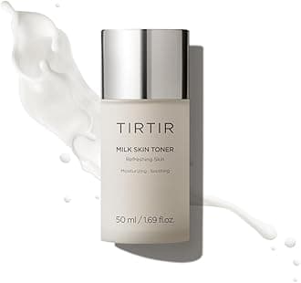 TIRTIR Milk Skin Toner 50 ml | Deep Moisturizing, Instant Glow, 2% Niacinamide, Rice Bran Extract, Ceramide, Panthenol, Cruelty-Free, Fungal Acne Friendly, Vegan, 1.69 fl.oz.