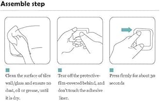 YIGII Towel Hook/Adhesive Hooks - Black Wall Hooks Stick for Bathroom and Kitchen Heavy Duty Hooks 4-Pack, Stainless Steel