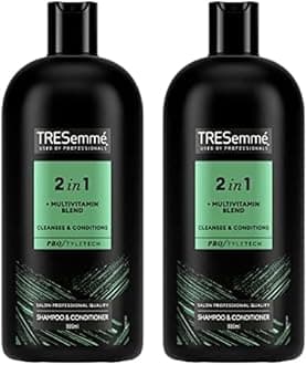TRESemmé Replenish & Cleanse 2 in 1 Shampoo & Conditioner with multi-vitamin cleansing shampoo for all hair types 900 ml (Pack of 2)