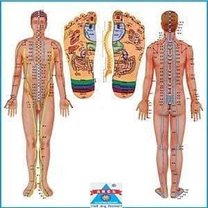 Acupressure Mat for Back Pain Relief, Small Size 3x3x3 Inches, With Pyramids and Magnets (Purple)