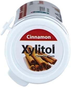 Miradent Xylitol Chewing Gum Cinnamon Pack of 30 (4 x 30 g)