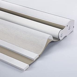 - Zshine Day and Night Dual Layers Manual Safe Cordless Roller Blinds Shades Suitable for Home, Office, Hotel, Club, Restaurant, Cinema Windows (Light Coffee 82010T)
