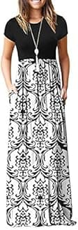 Sponsored Ad - Women's Short Sleeve Loose Plain Casual Long Maxi Dresses for Women 2026