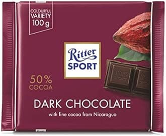 Dark Chocolate 50% Cocoa 100g/3.52oz (Pack of 2)