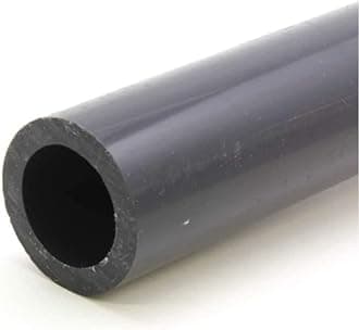 PVC Pipe Schedule 80 Industrial Grade Grey (.75) Grey/PVC - 1FT, Gray