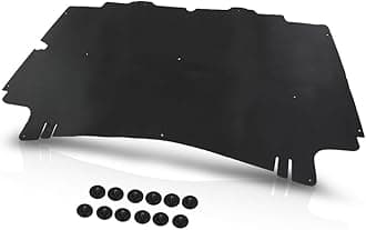 Hood Insulation Pad 1/2" with Clips Compatible with Dodge Ram 1500 2002-2008/Fit Dodge Ram 2500 3500 2003-2009 Black