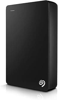 Seagate Backup Plus Portable 5TB External Hard Drive HDD – Black USB 3.0 for PC Laptop and Mac, 2 Months Adobe CC Photography (STDR5000100)