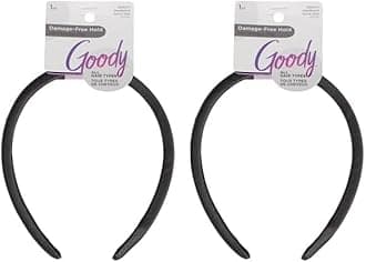GOODY SOFT PADDED HEADBAND 1CT BLACK (Pack of 2)