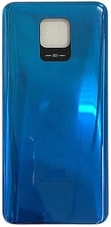 Alaira Note 9 Pro Replacement Back Panel Battery Door Panel With Logo For Redmi Note 9 pro, Note 9 Pro Max, MI Note 9 pro, Note 9 Pro Max (Blue)