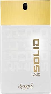 Solid Oud Eau de Toilette for Men, 100ml – Bold Citrus and Spicy Fragrance with Musk and Woody Undertones for Long-Lasting Masculine Sophistication