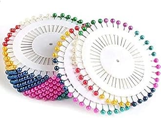 GNR Pack of 120 Pcs Multi Color Steel Head Pins for Tailoring and Dress Making, Patch Work Hijab and Scarf Pins etc.