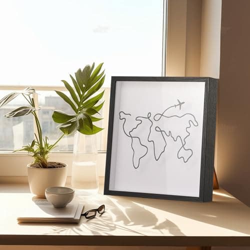 shadow box (Brown, 12x12in)