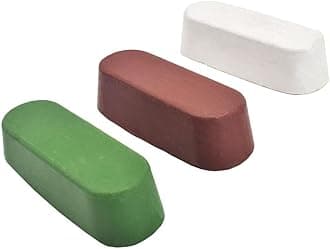 Buffing Polishing Cutting Compounds 7.4 Oz. Kit 70g/pcs - Green Fine/White Medium/Brown Coarse - 3 PCS