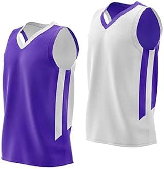 Liberty Imports Reversible Men's Mesh Athletic Basketball Jersey Single for Team Scrimmage