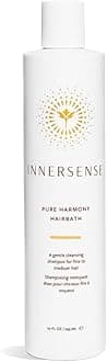 INNERSENSE Pure Harmony Hair Bath, 8.8 fl oz (295 ml), Shampoo for Fine Hair, High Concentration Formulation, Sulfate Free