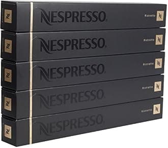 Ristretto Coffee 50 Capsules Pods 5 Sleeves Long Expiry